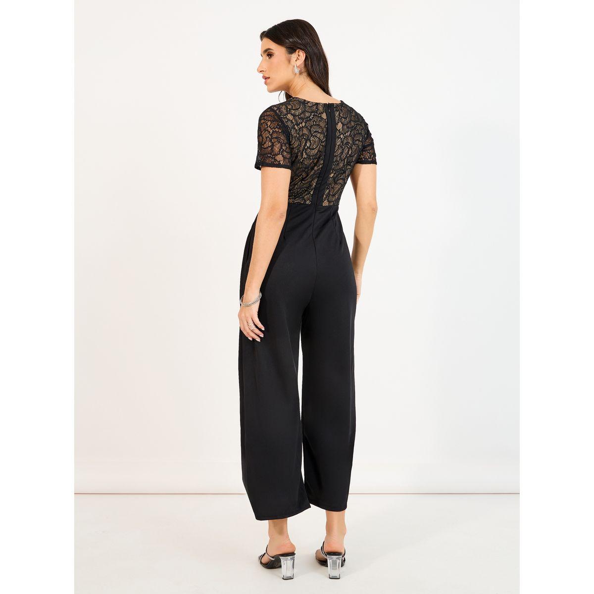 Styli Lace Insert Wide Leg Jumpsuit-women-clothing-jumpsuits-image-4