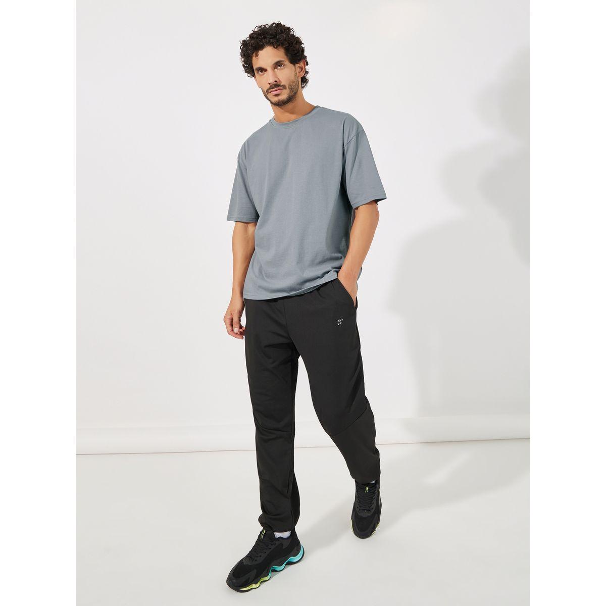 Styli Active Oversized Back Slogan Workout T-Shirt-men-clothing-sportswearandactivewear-tshirtsandpolos-image-2