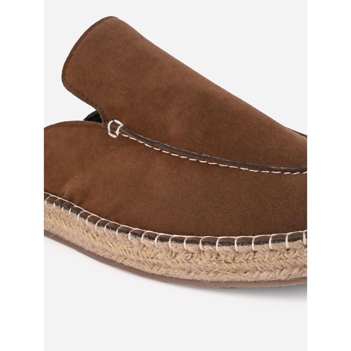 Styli Faux Suede Espadrilles with Contrast Binding-men-shoes-loafersandmoccasins-image-7