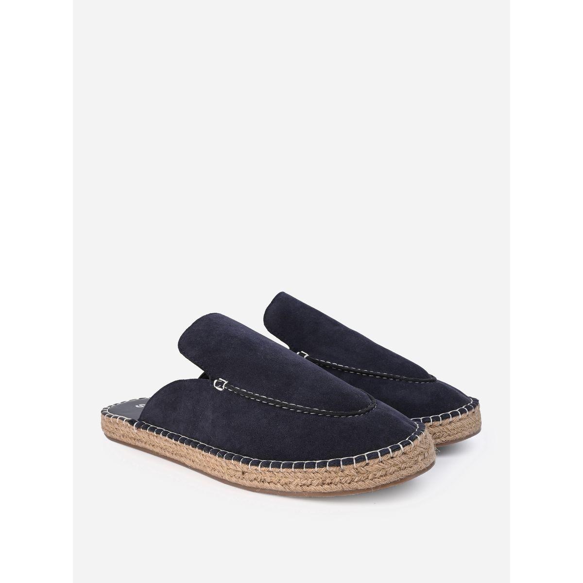 Styli Faux Suede Espadrilles With Contrast Binding-men-shoes-loafersandmoccasins-image-3