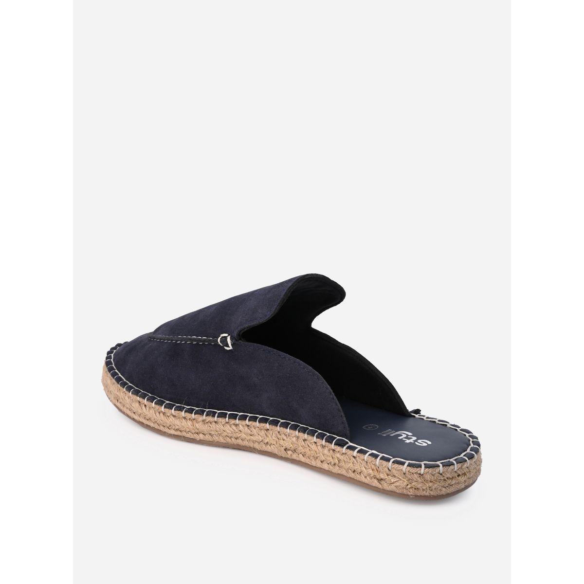 Styli Faux Suede Espadrilles With Contrast Binding-men-shoes-loafersandmoccasins-image-4