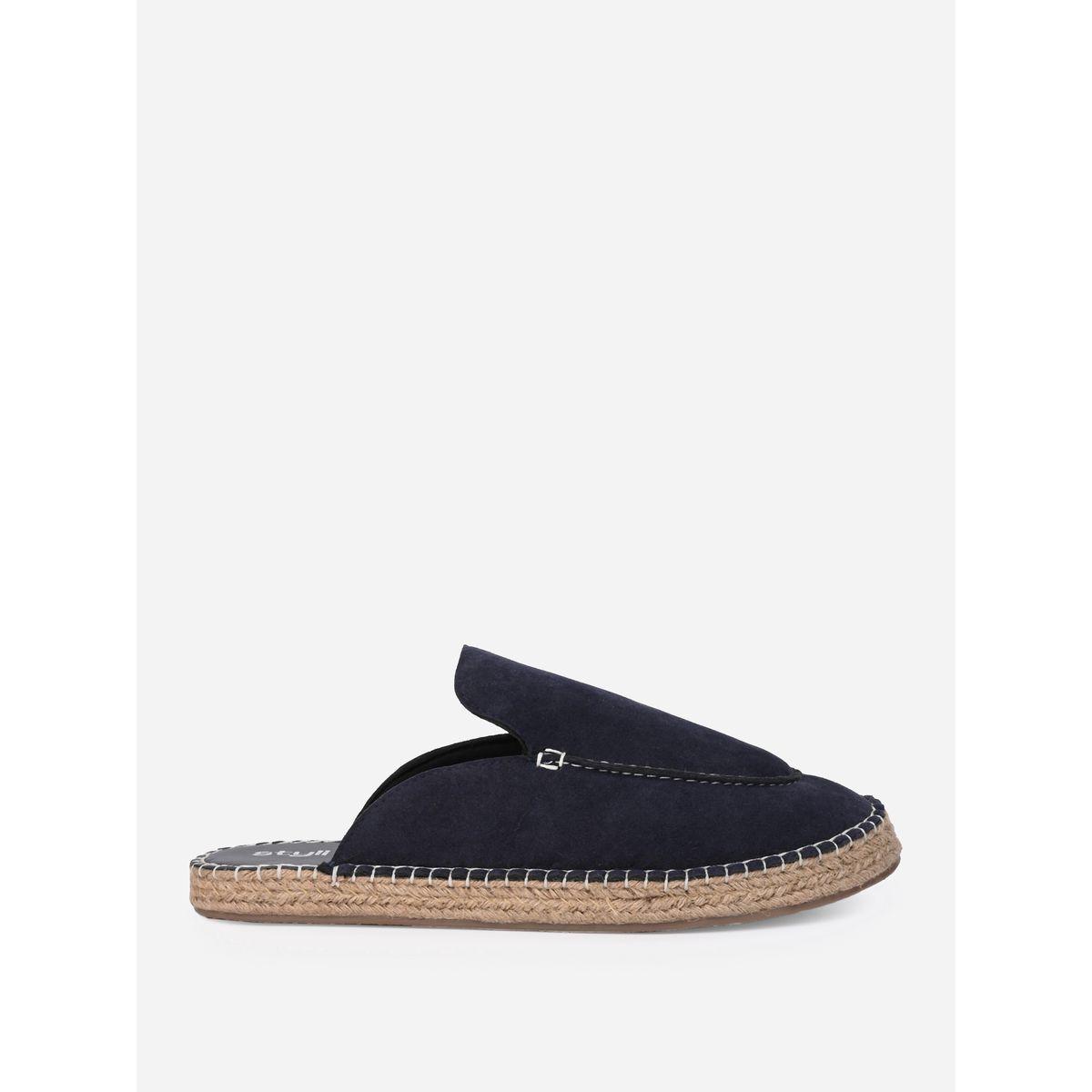 Styli Faux Suede Espadrilles With Contrast Binding-men-shoes-loafersandmoccasins-image-5