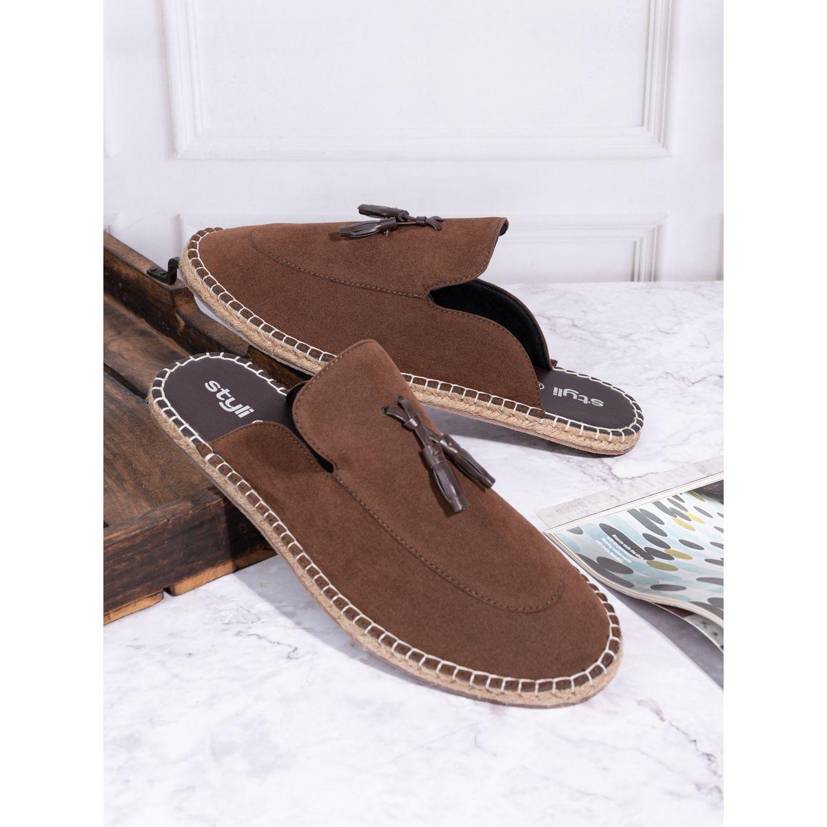 حذاء إسبادريل بجلد سويدي صناعي مع شراشيب-men-shoes-loafersandmoccasins-image-1
