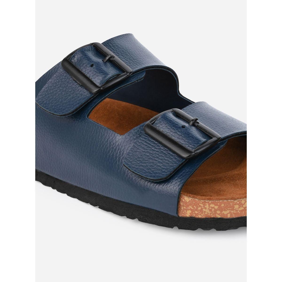 Styli Buckle Double Strap Thick Sole Casual Sandals-men-shoes-sandals-image-7