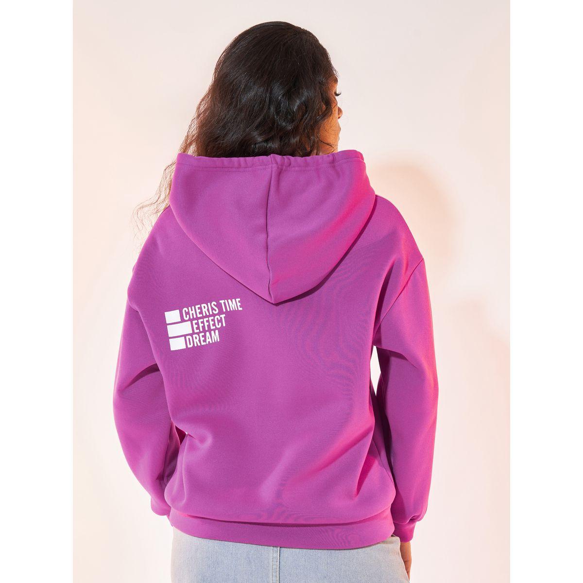 Styli Slogan Print Drawstring Hoodie with Dropped Shoulder-women-winterwear-hoodiesandsweatshirts-hoodies-image-4