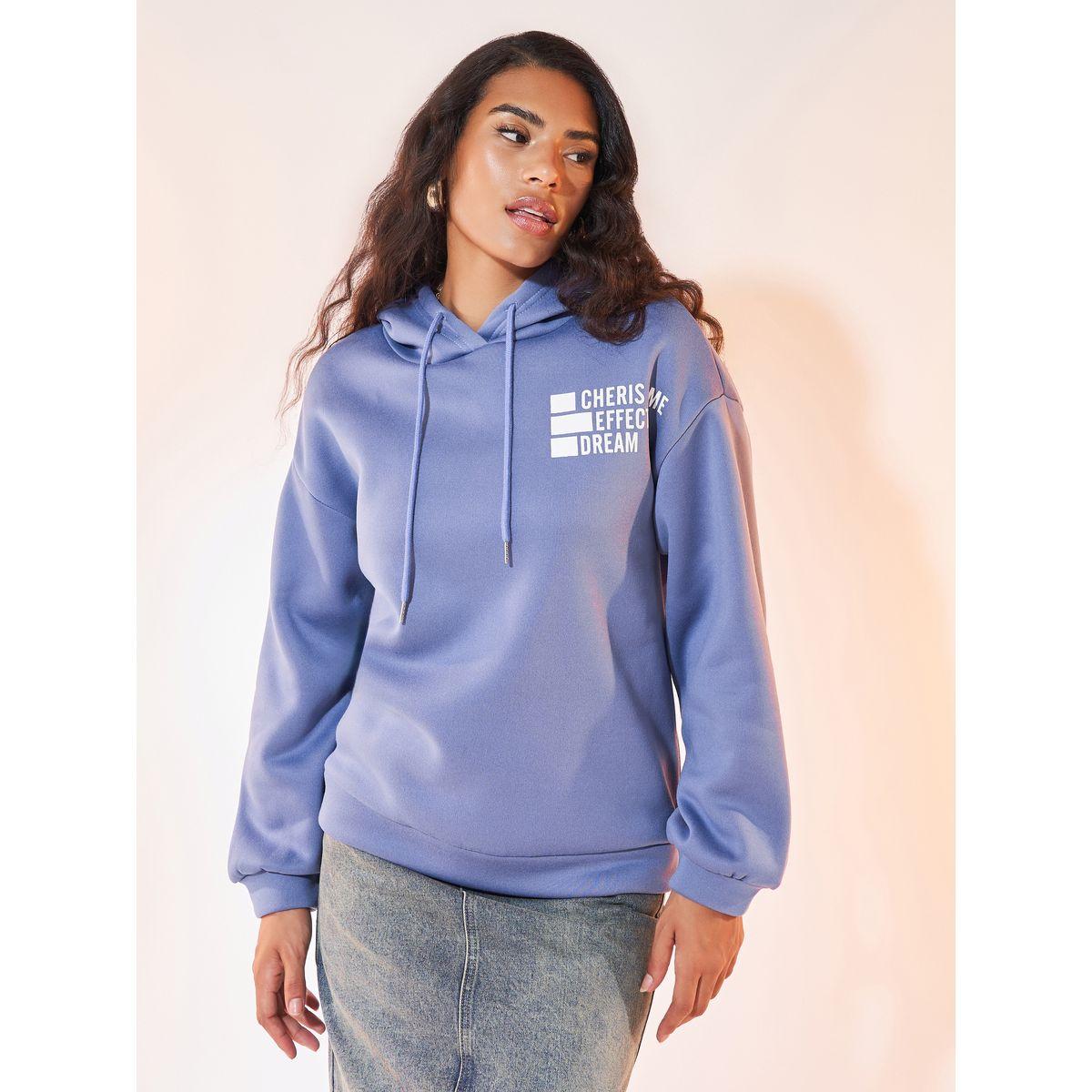 هودي مطبع بكتابة مع أكتاف منخفضة-women-winterwear-hoodiesandsweatshirts-hoodies-image-1