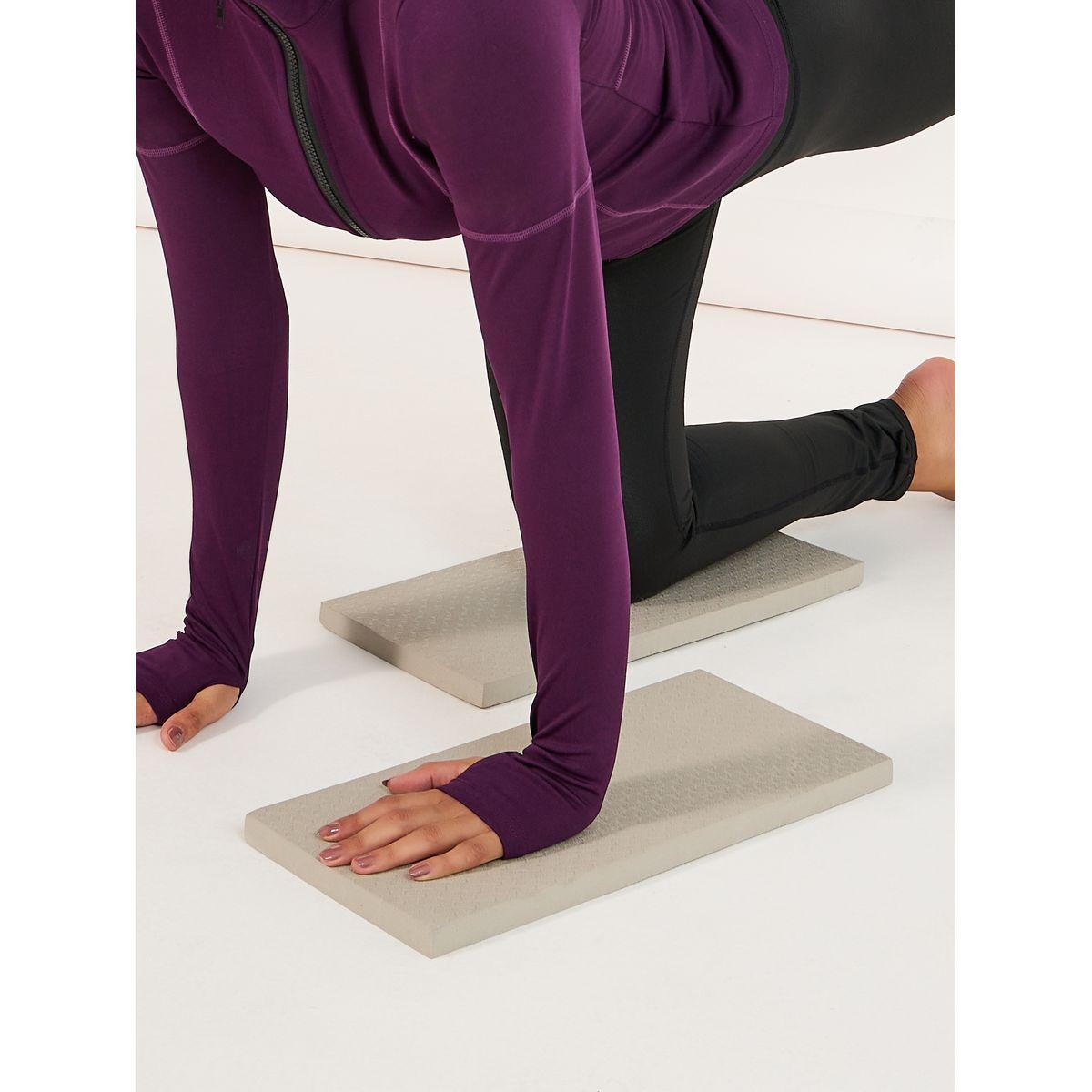 Styli Active Pack of 2 - Extra Cushion Placement Yoga Mat - 45x20x2-sports-gear-gym-image-2