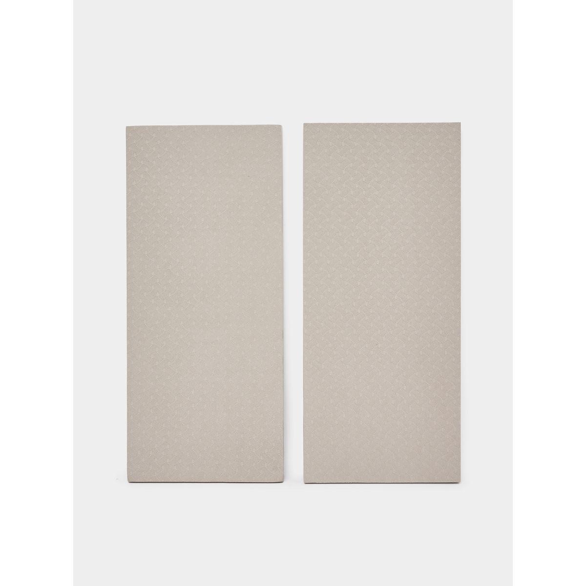 Styli Active Pack of 2 - Extra Cushion Placement Yoga Mat - 45x20x2-sports-gear-gym-image-4