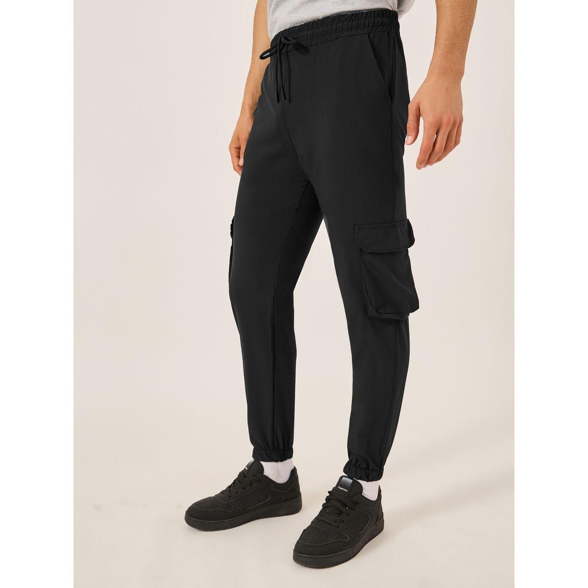 جوغر كارجو بقصة سليم فت وحافة مطاطية-men-clothing-bottoms-joggers-image-3