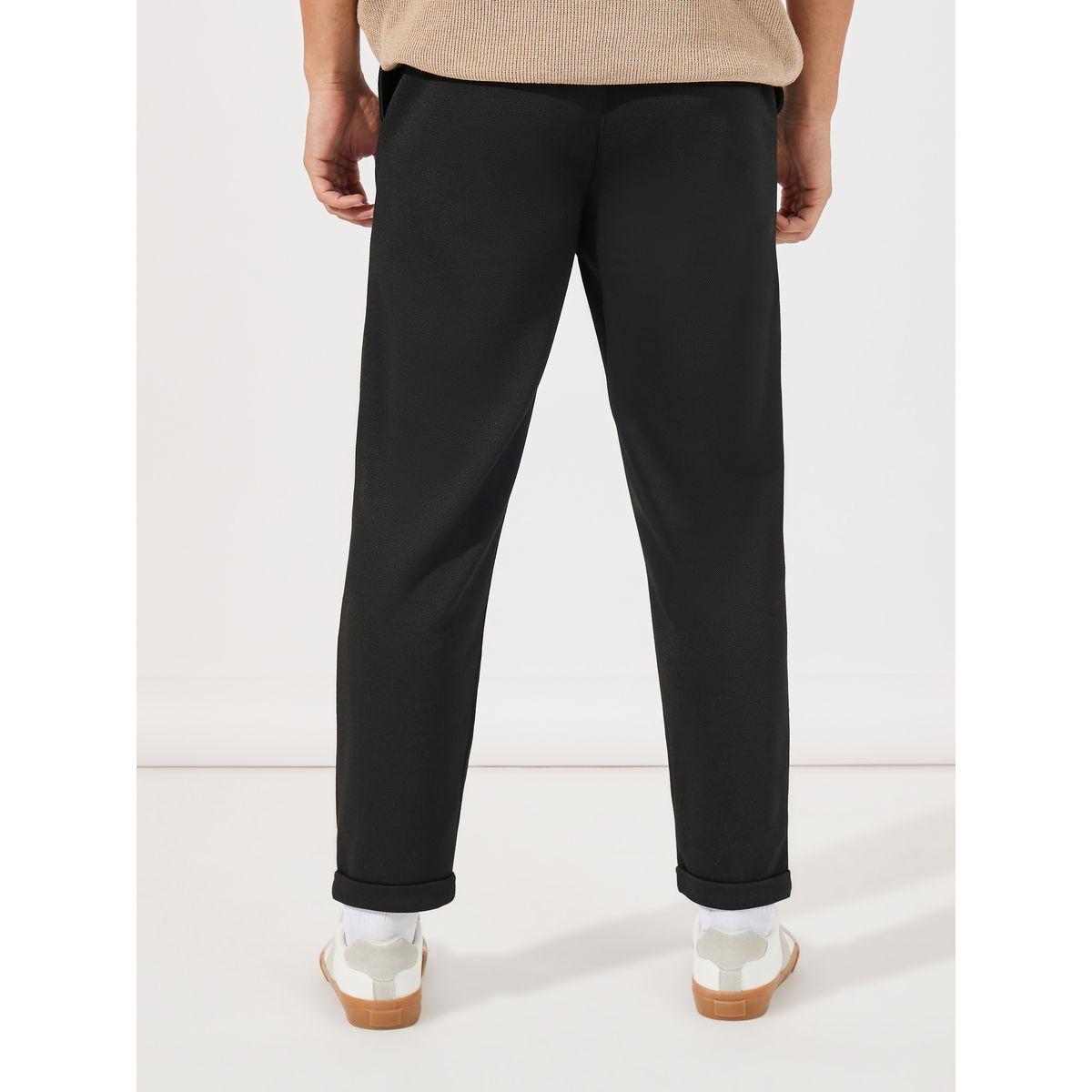 بنطال محبوك بقصة سليم فت ورباط خصر-men-clothing-bottoms-trousersandchinos-trousers-image-4