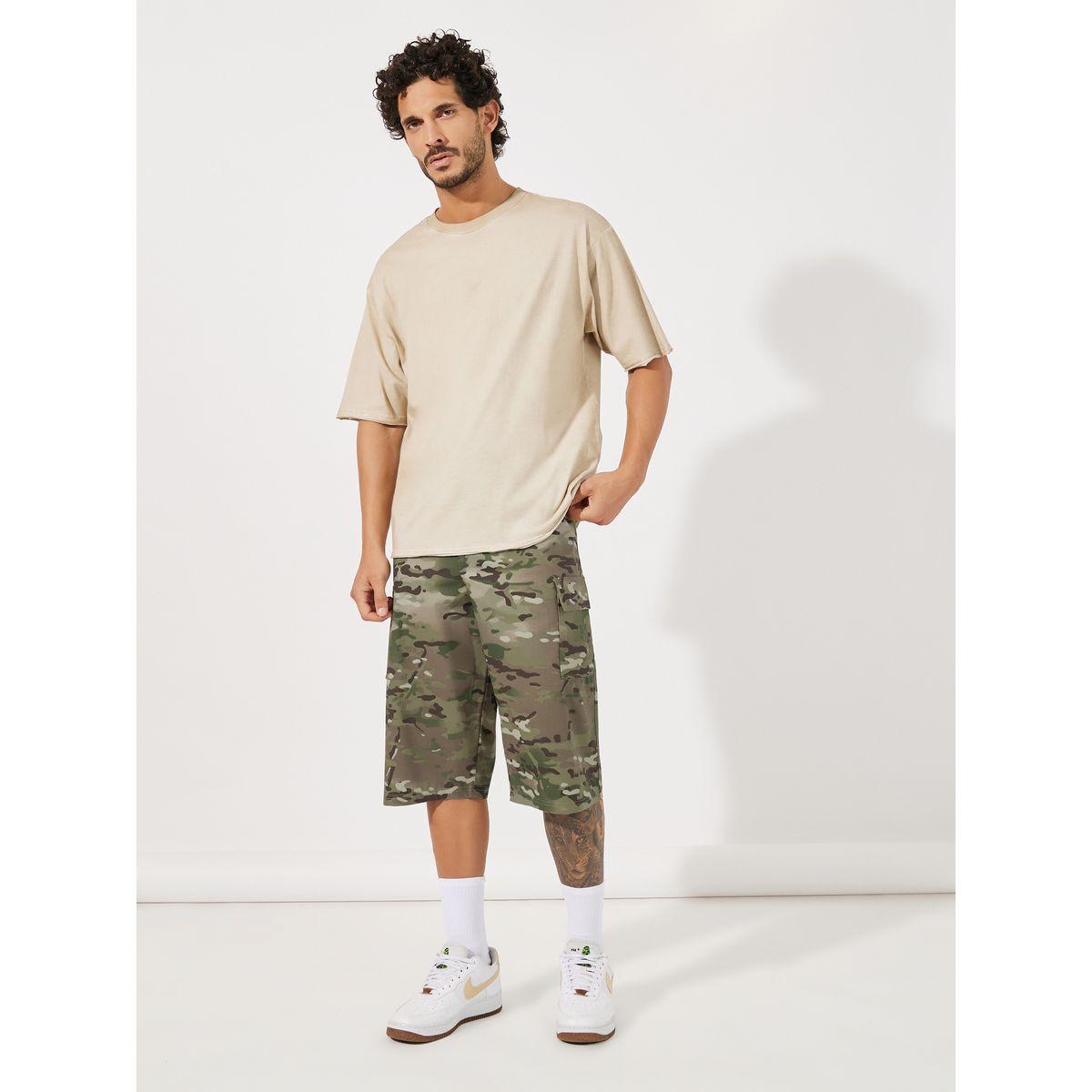 شورت كارجو بقصة سليم فت وخصر-men-clothing-bottoms-shorts-image-2
