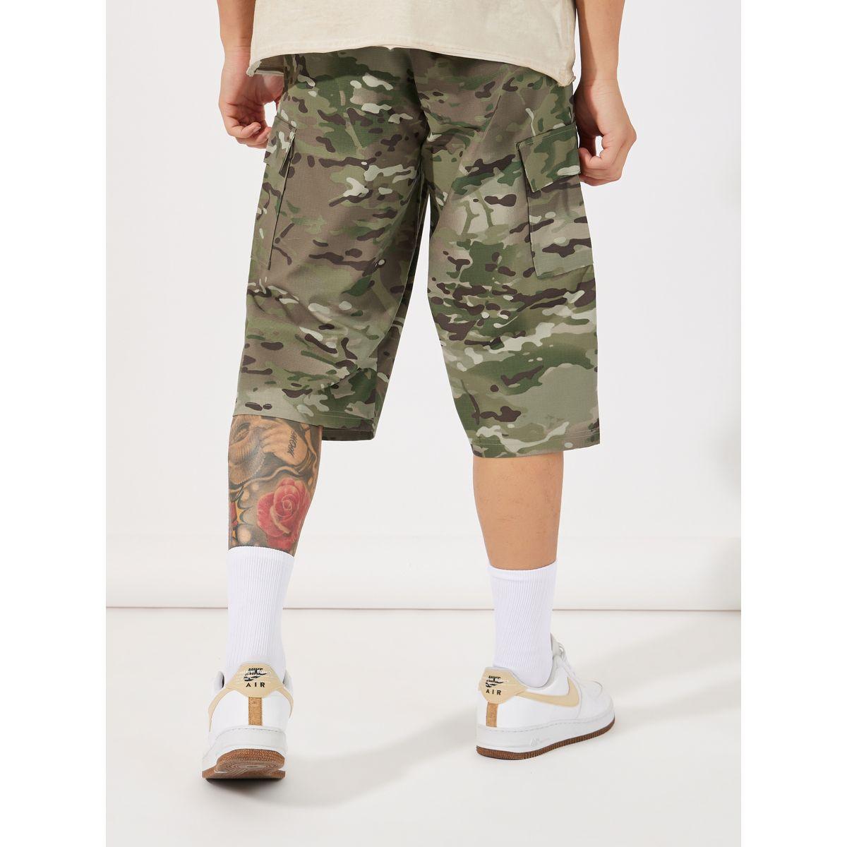 شورت كارجو بقصة سليم فت وخصر-men-clothing-bottoms-shorts-image-4
