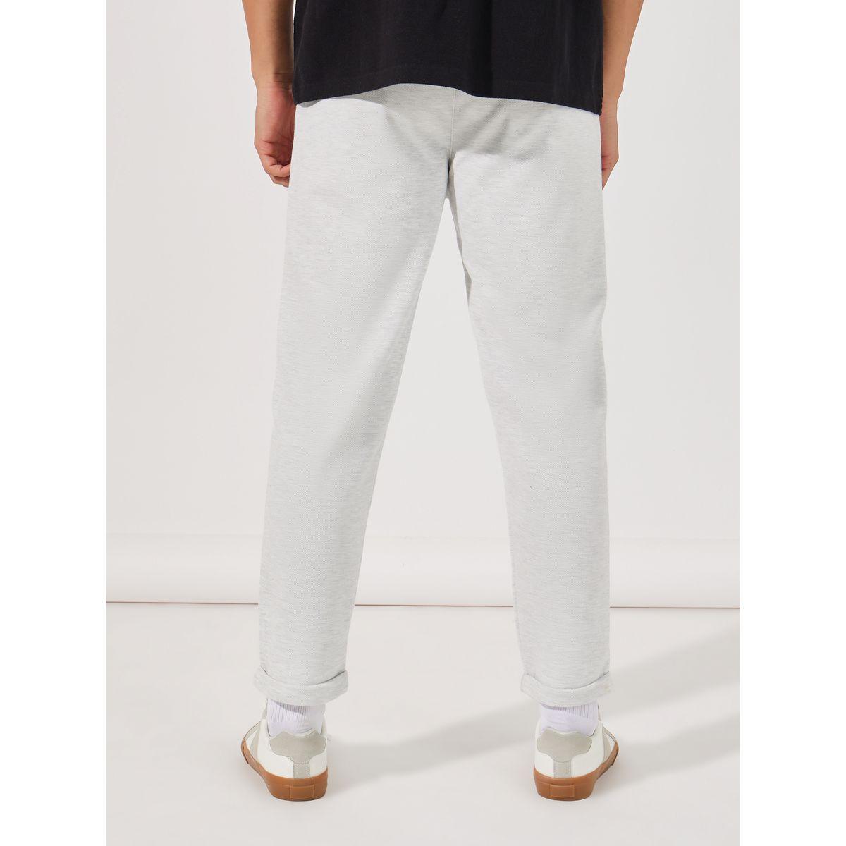 Styli Textured Slim Fit Turn-Up Hem Knitted Pants-men-clothing-bottoms-trousersandchinos-trousers-image-4