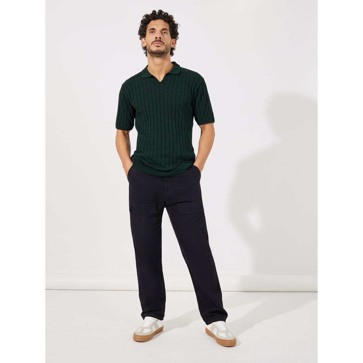 Styli Patterned Striped Flat Knit Regular Fit Polo-men-clothing-tshirtsandpolos-tshirts-image-2
