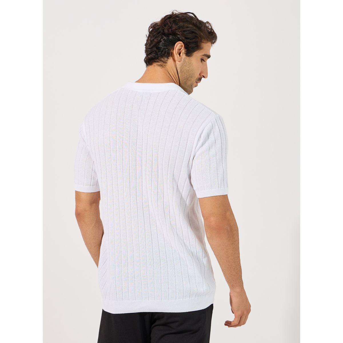 Styli Patterned Striped Flat Knit Regular Fit Polo-men-clothing-tshirtsandpolos-tshirts-image-4