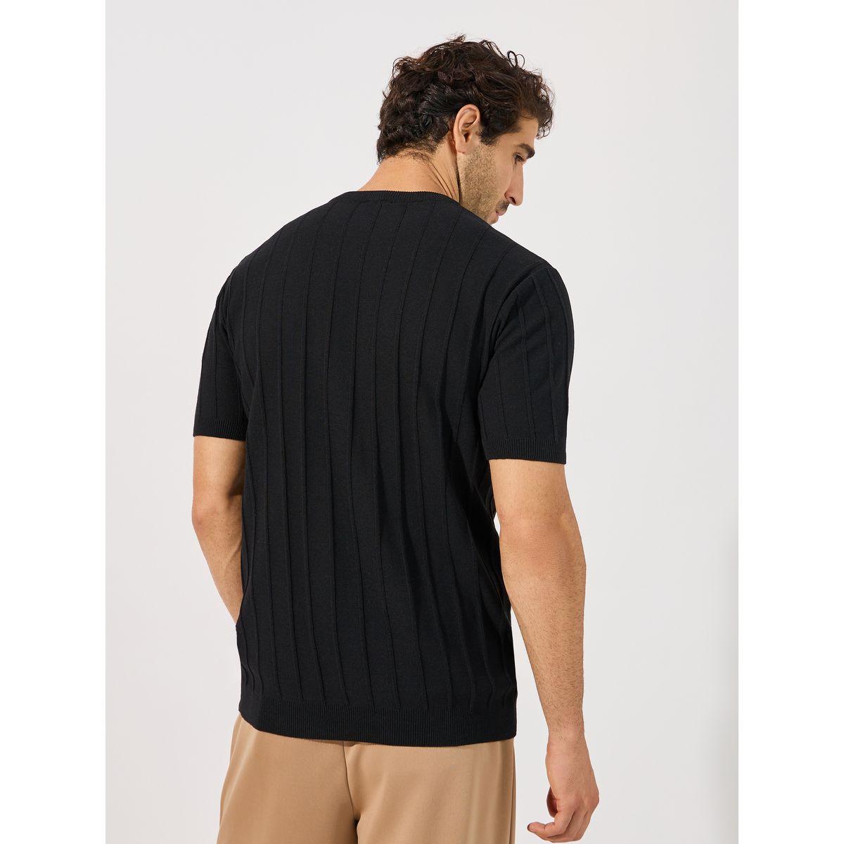 Styli Patterned Flat Knit Regular T-Shirt-men-clothing-tshirtsandpolos-tshirts-image-4