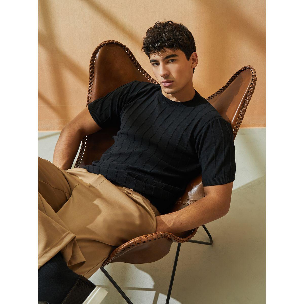Styli Patterned Flat Knit Regular T-Shirt-men-clothing-tshirtsandpolos-tshirts-image-5