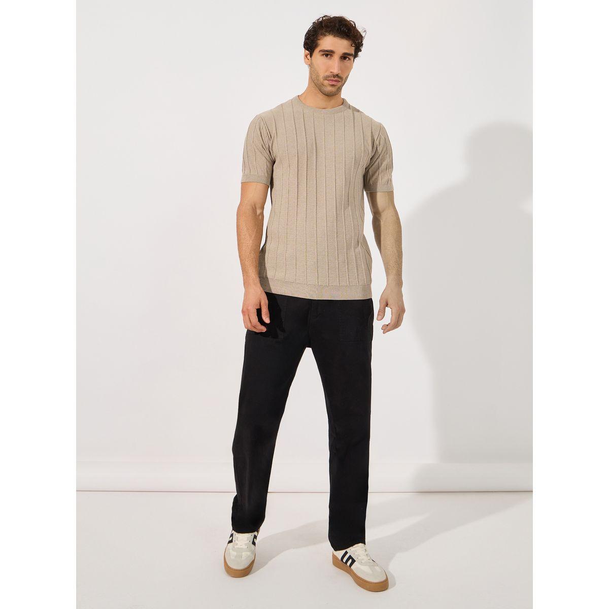 Styli Patterned Flat Knit Regular T-Shirt-men-clothing-tshirtsandpolos-tshirts-image-2