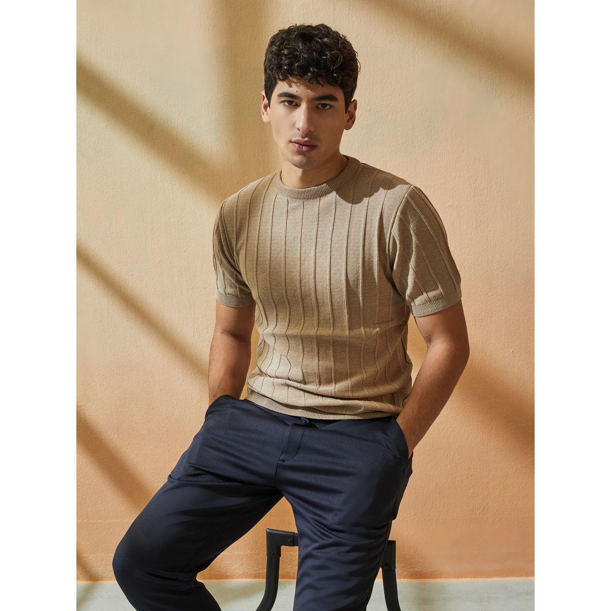 Styli Patterned Flat Knit Regular T-Shirt-men-clothing-tshirtsandpolos-tshirts-image-5
