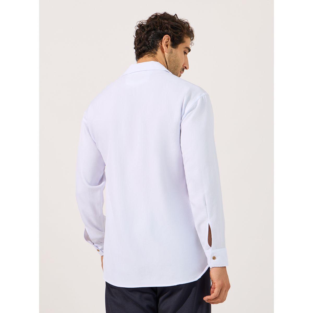 Styli Textured Resort Collar Shirt with Button Placket-men-clothing-shirts-image-4