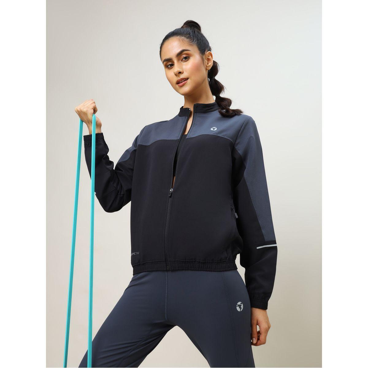جاكيت بنمط كتل الالوان مع سحَّاب غلق تكنوسبورت × ستايلي-women-clothing-sportswearandactivewear-coatsandjackets-jackets-image-1
