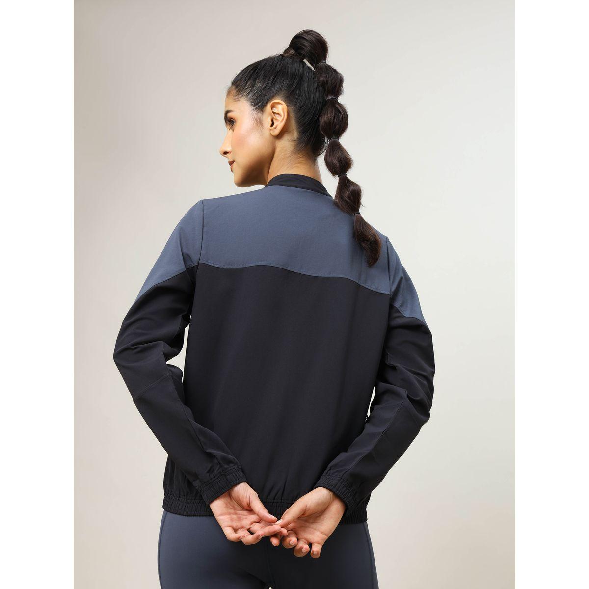 Technosport X Styli  Color Block Zip Through Jacket with Zip Pocket-women-clothing-sportswearandactivewear-coatsandjackets-jackets-image-3