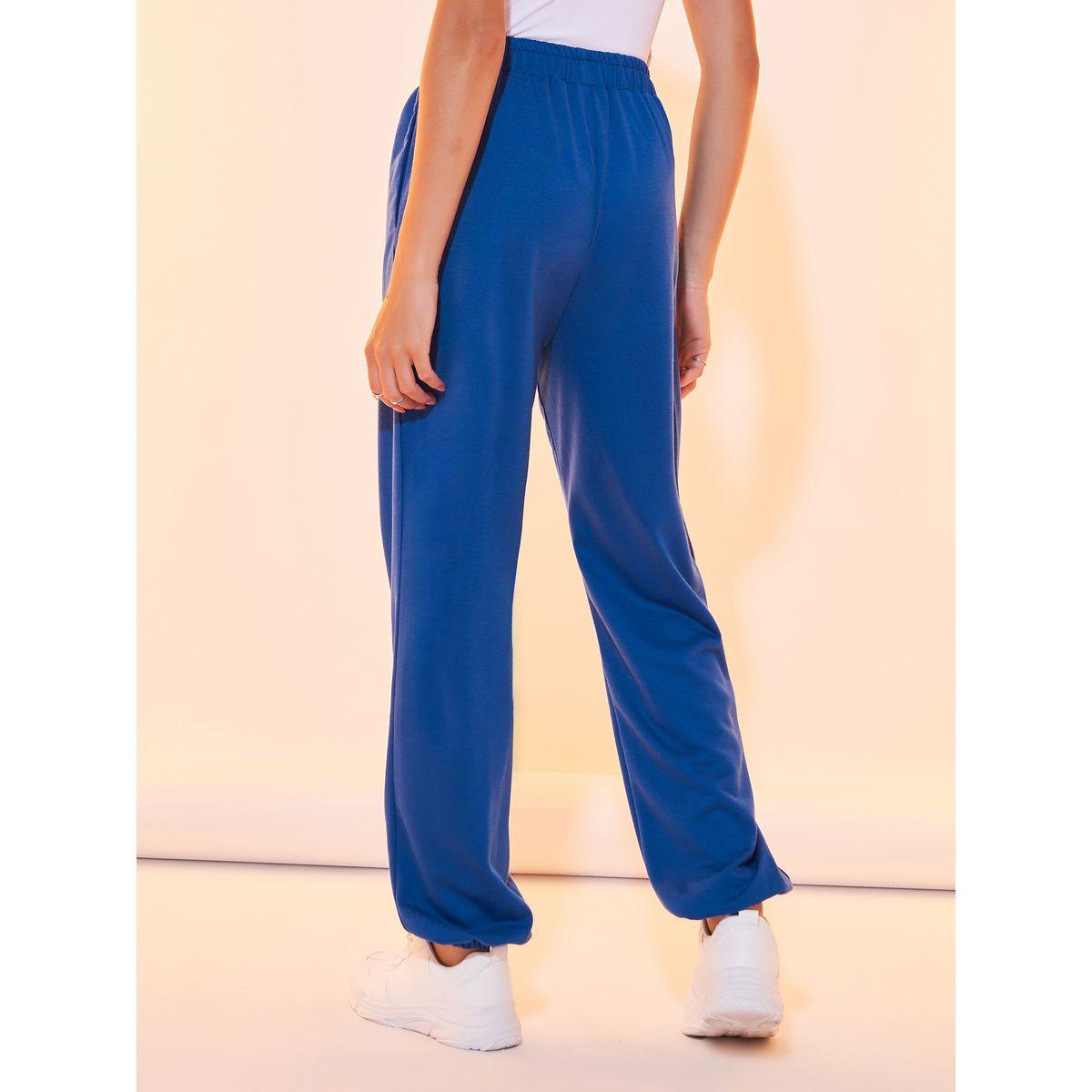 Styli Slogan Print Graphic Joggers-women-clothing-bottoms-joggers-image-4