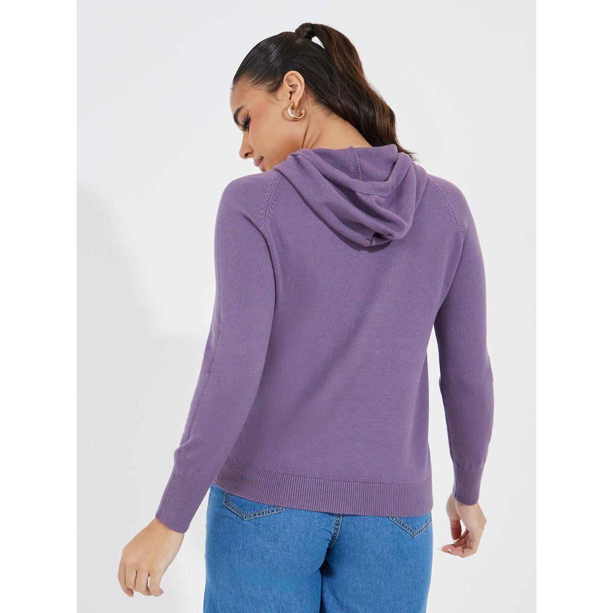 Styli Solid Knit Sweater with Hood-women-clothing-cardigansandjumpers-jumpers-image-4