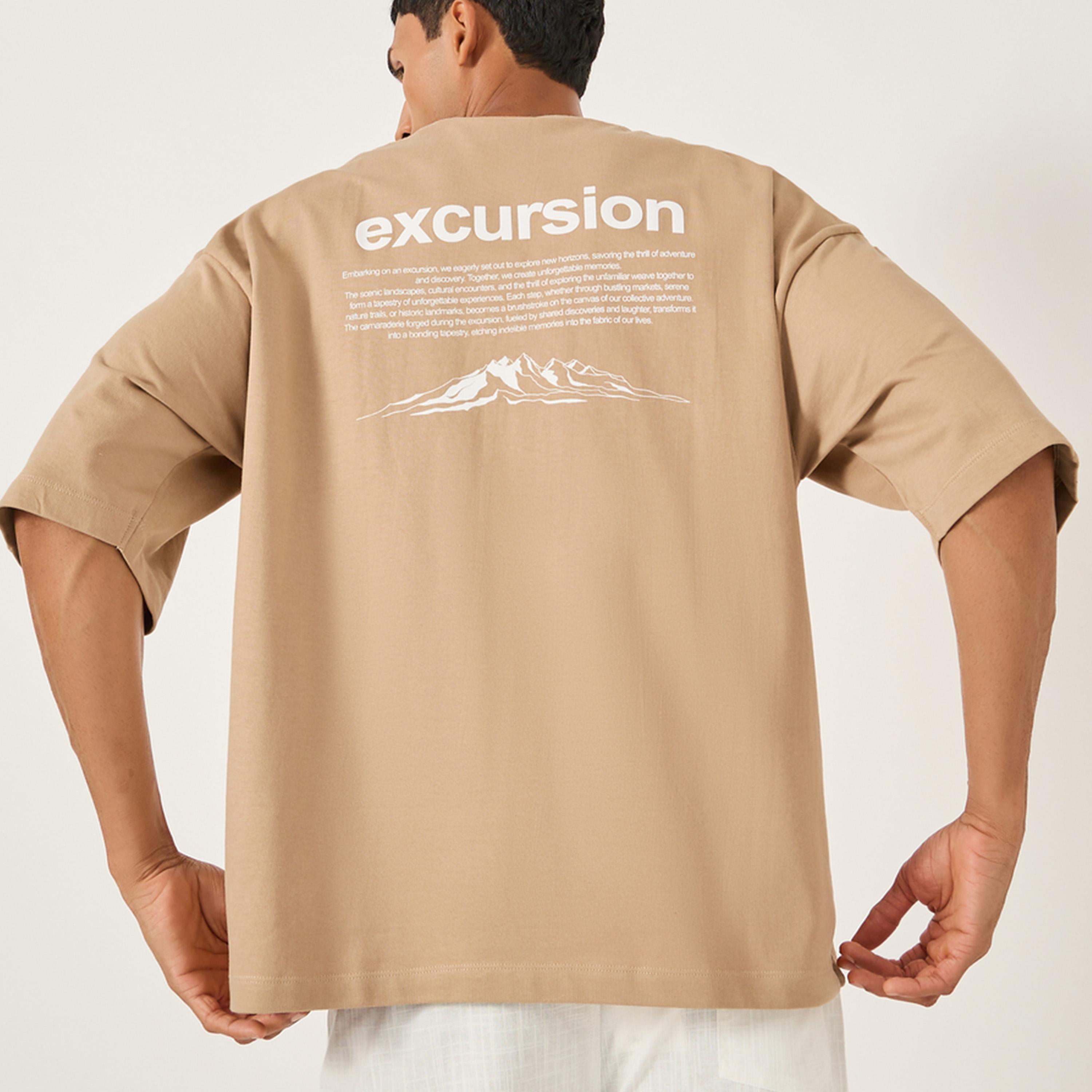 Styli Graphic Print Cut and Sew Terry Boxy T-Shirt-men-clothing-tshirtsandpolos-tshirts-image-3