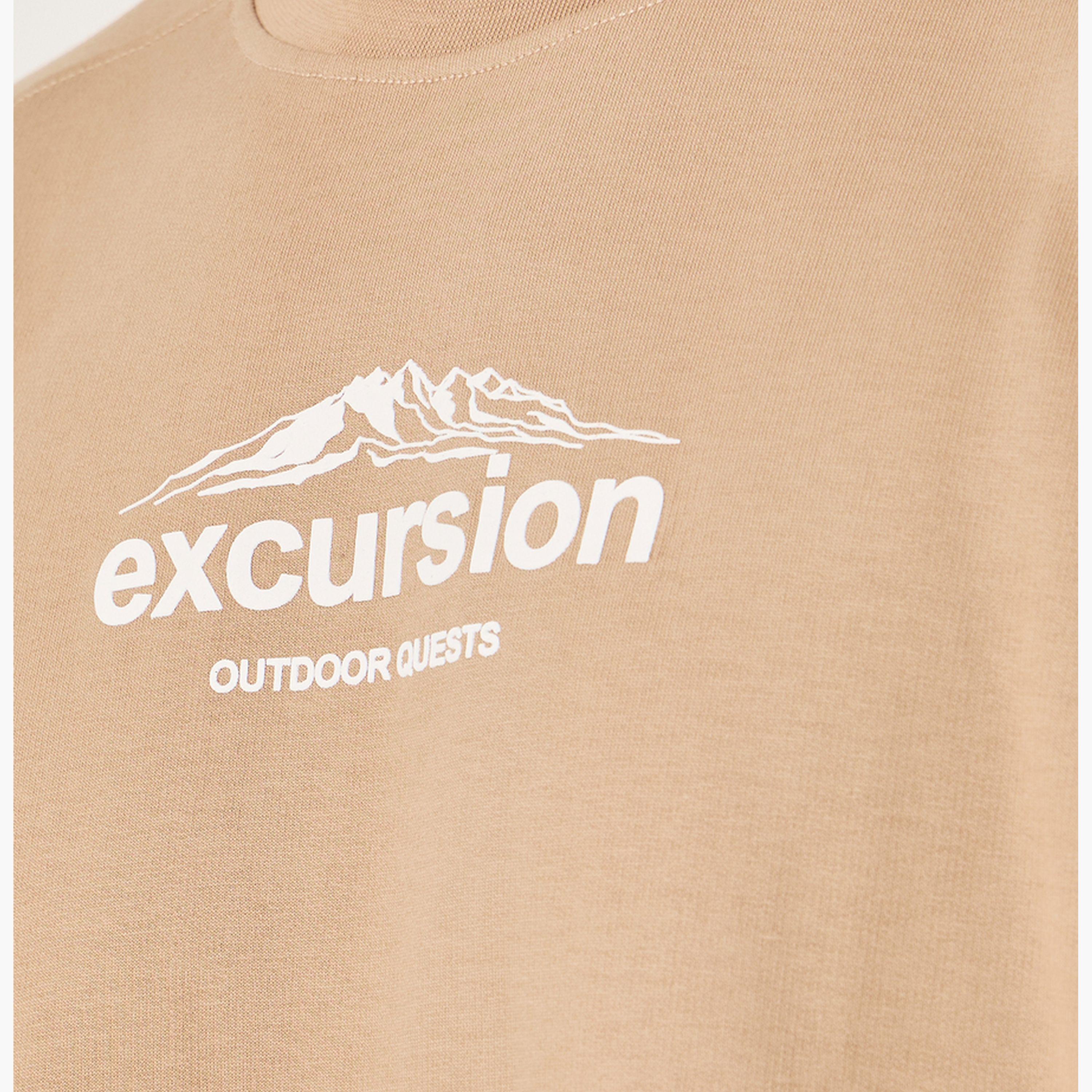 Styli Graphic Print Cut and Sew Terry Boxy T-Shirt-men-clothing-tshirtsandpolos-tshirts-image-4