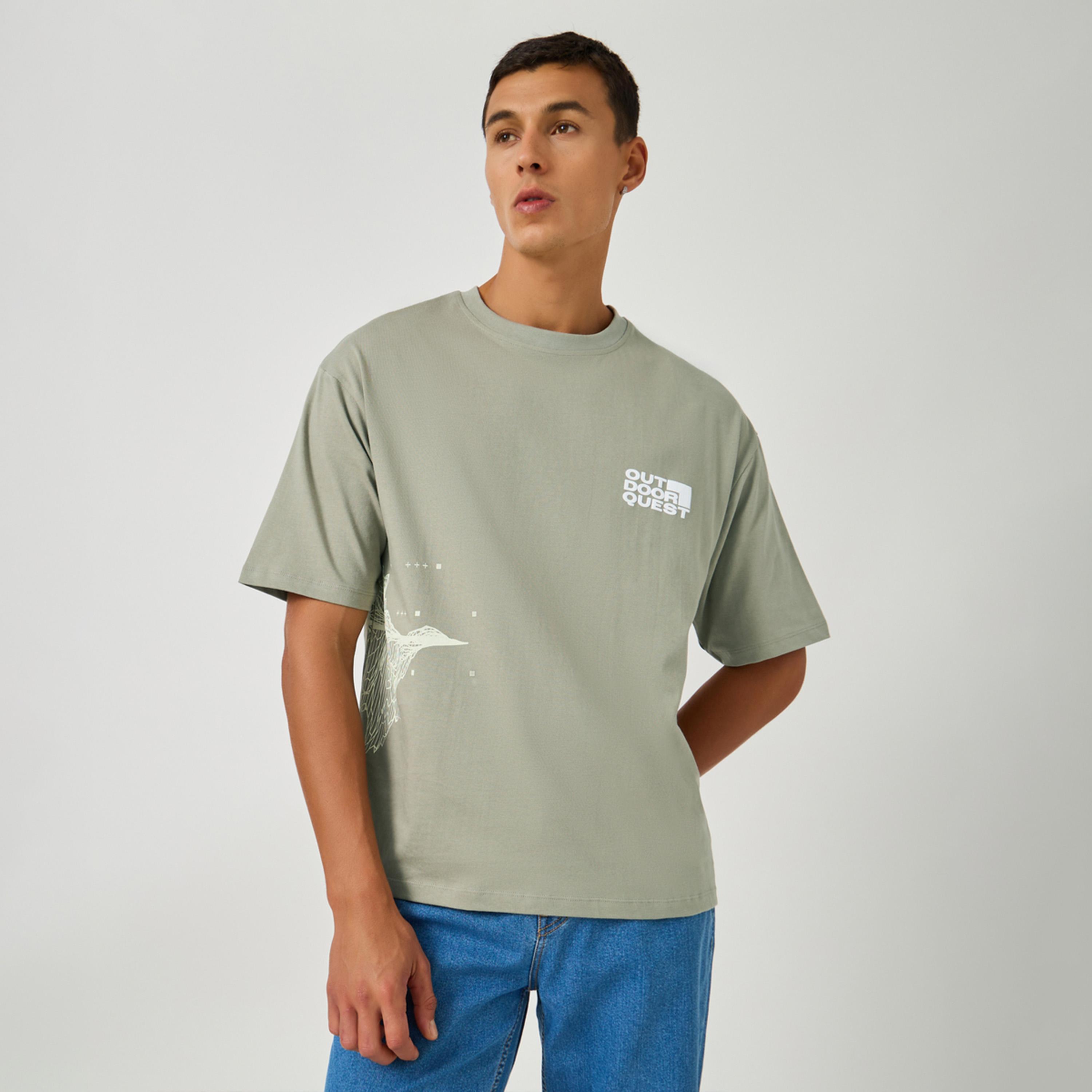 ستايلي - تي شيرت جيرسي كبير الحجم بطبعة جرافيكية-men-clothing-tshirtsandpolos-tshirts-image-1