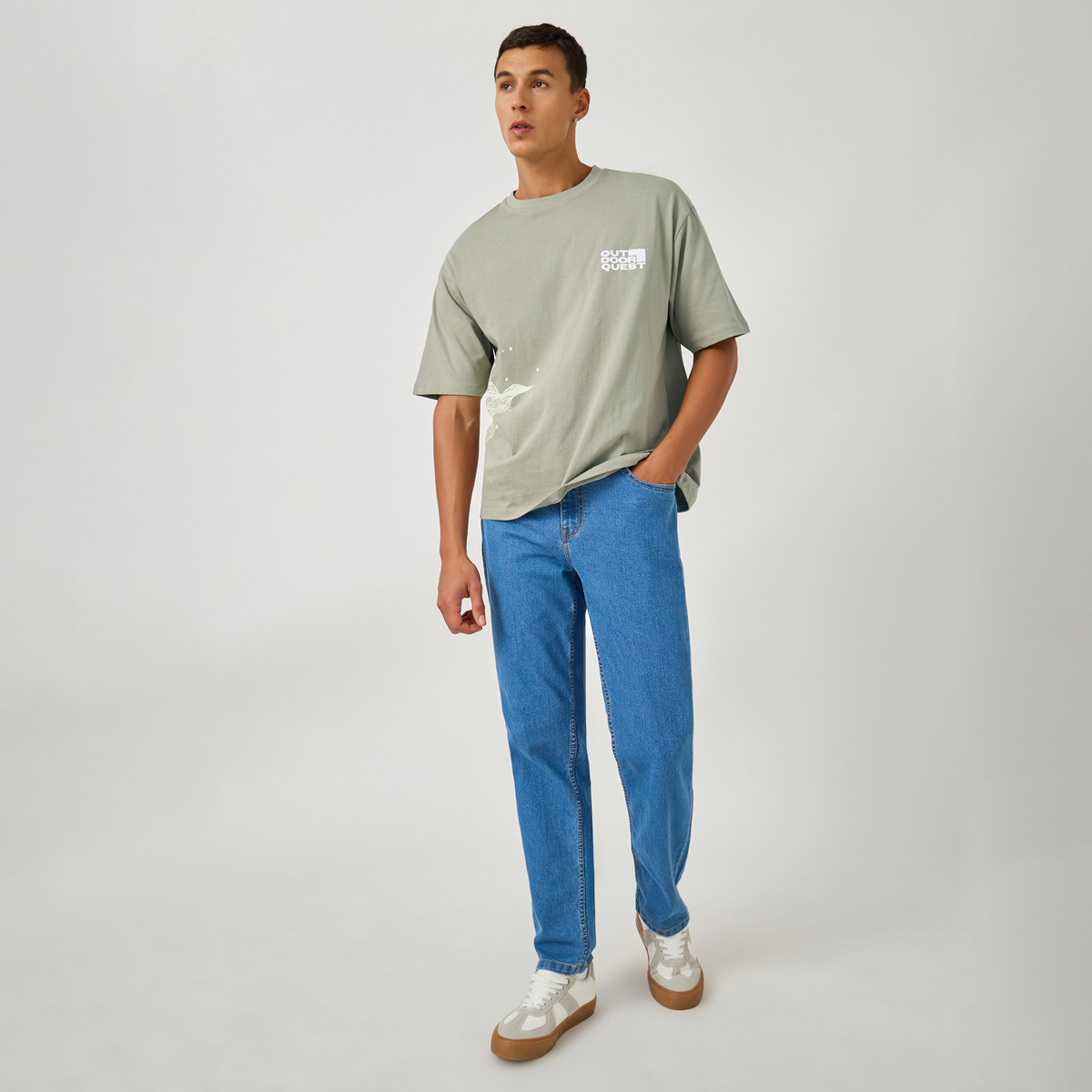 ستايلي - تي شيرت جيرسي كبير الحجم بطبعة جرافيكية-men-clothing-tshirtsandpolos-tshirts-image-2