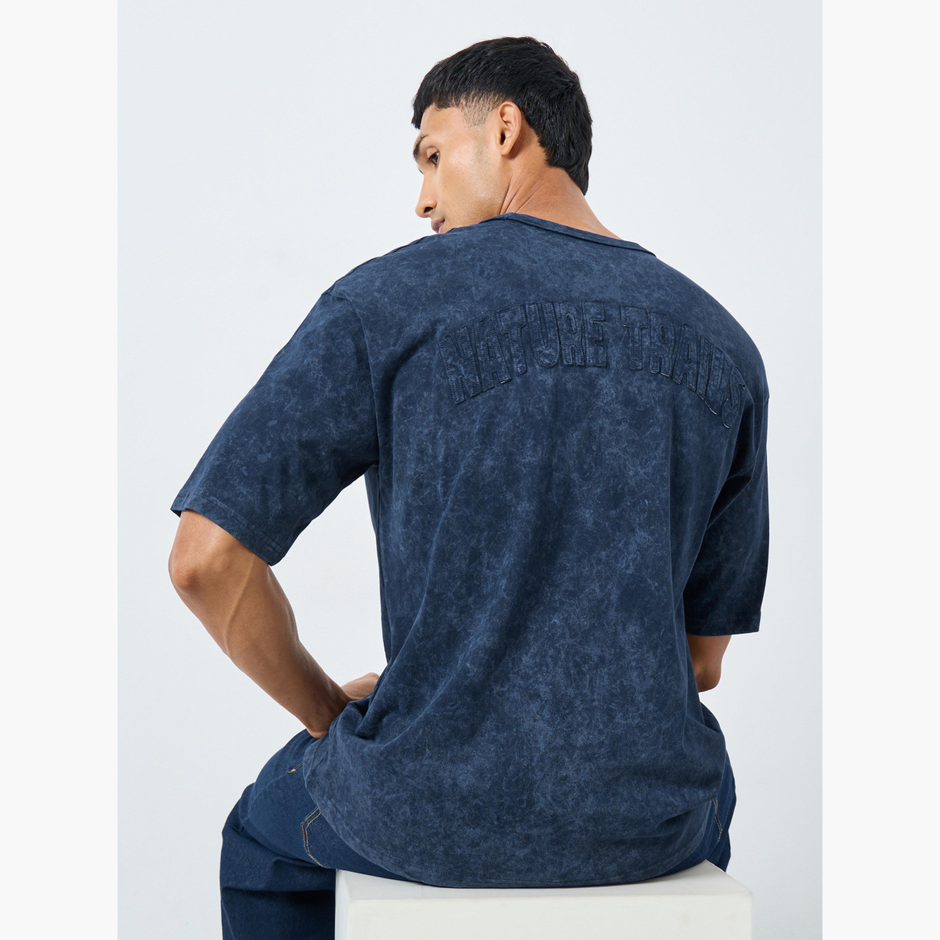 Styli Men Acid Washed Jersey T-Shirt with Applique Detail-men-clothing-tshirtsandpolos-tshirts-image-3