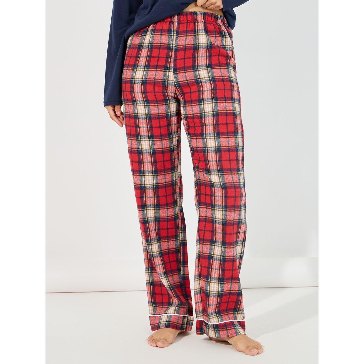 طقم من بنطال بيجاما مع تيشيرت بأكمام طويلة-women-clothing-nightwear-pyjamas-longsets-image-5