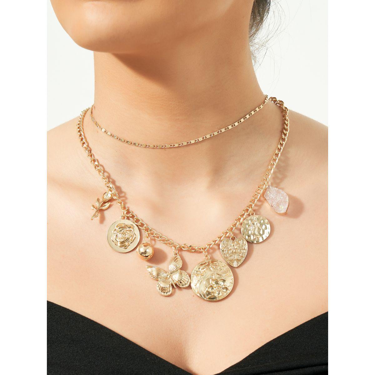 مجموعة من 2 عقد كاجوال-women-watchesandjewellery-jewellery-necklacesandpendants-image-1