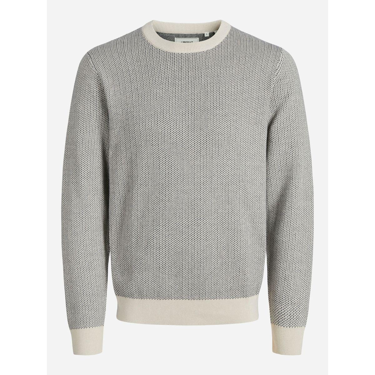 سويت شيرت محبوك مع ياقة دائرية-men-winterwear-hoodiesandsweatshirts-image-1