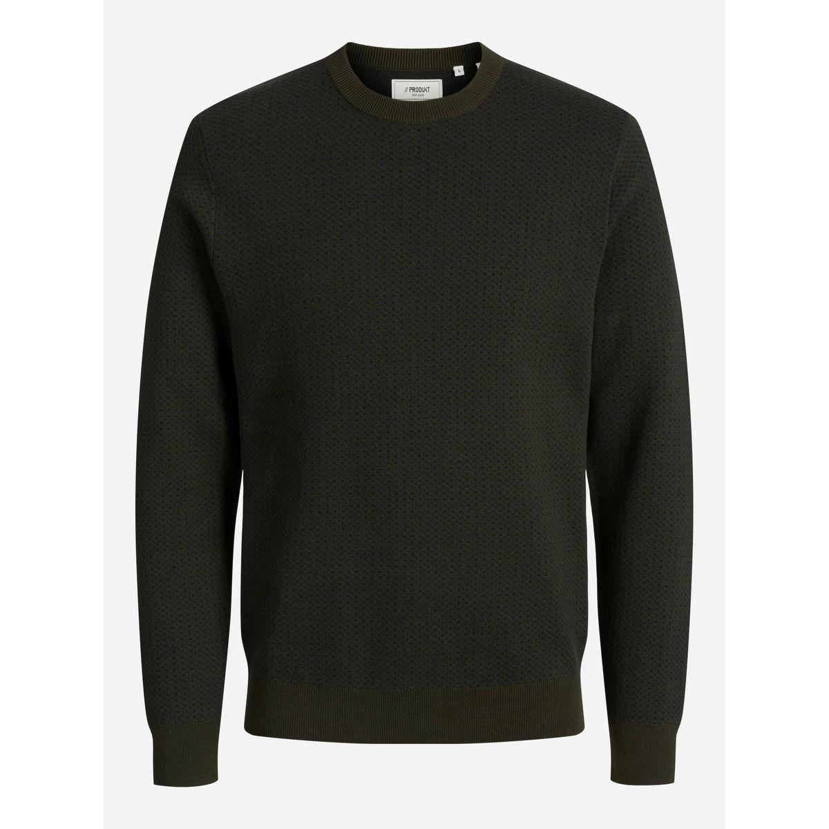 سويت شيرت محبوك مع ياقة دائرية-men-winterwear-hoodiesandsweatshirts-image-1
