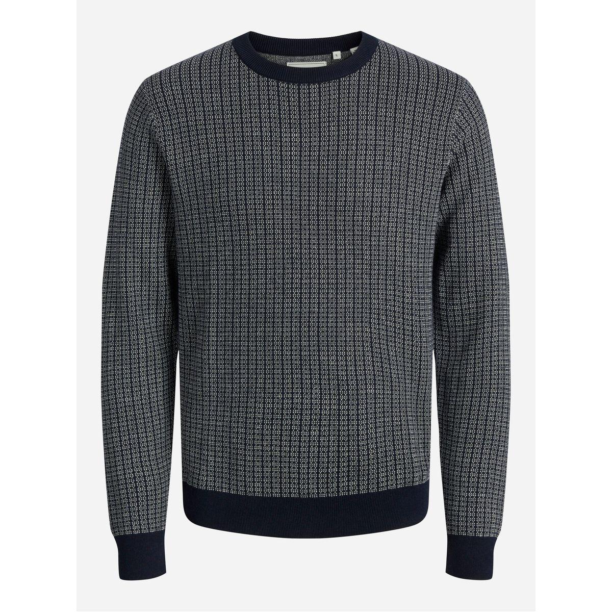 سويت شيرت محبوك مع ياقة دائرية-men-winterwear-hoodiesandsweatshirts-image-1