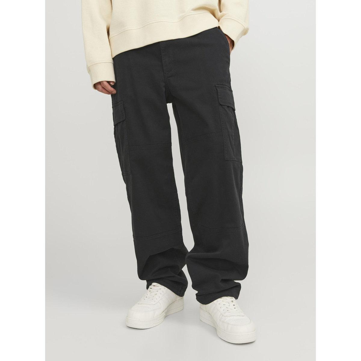 Jack & Jones Loose Fit Cargo Pants with Drawstring Hem-men-clothing-bottoms-trousersandchinos-trousers-image-1