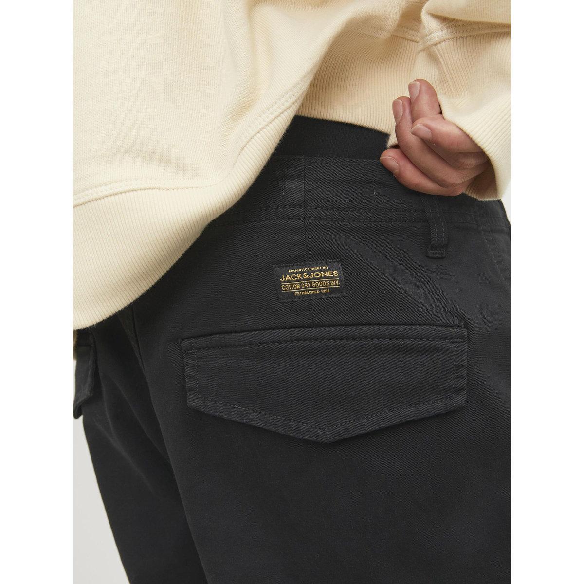 Jack & Jones Loose Fit Cargo Pants with Drawstring Hem-men-clothing-bottoms-trousersandchinos-trousers-image-3