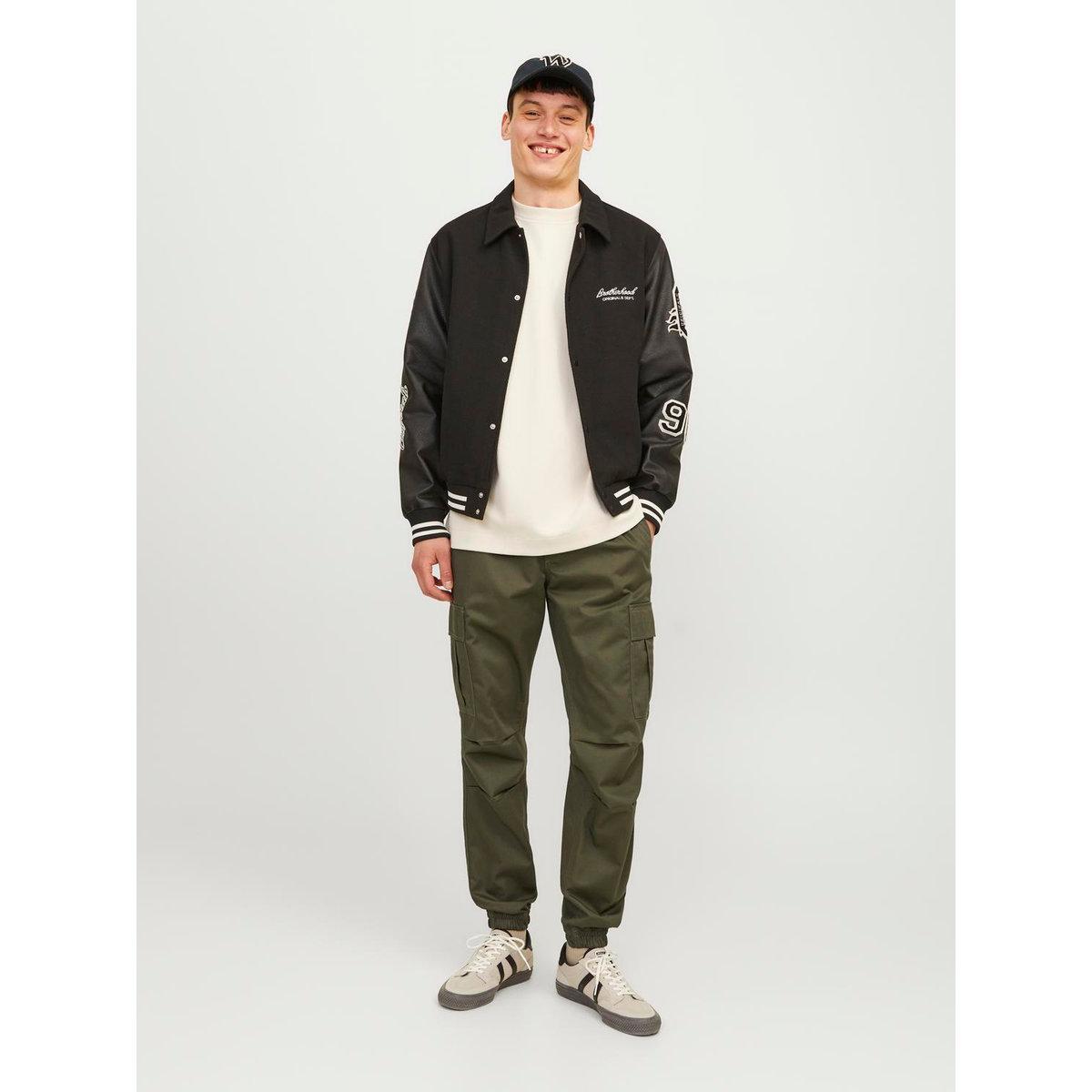 Jack & Jones Relaxed Fit Cargo Pants with Ribbed Hem-men-clothing-bottoms-trousersandchinos-trousers-image-5