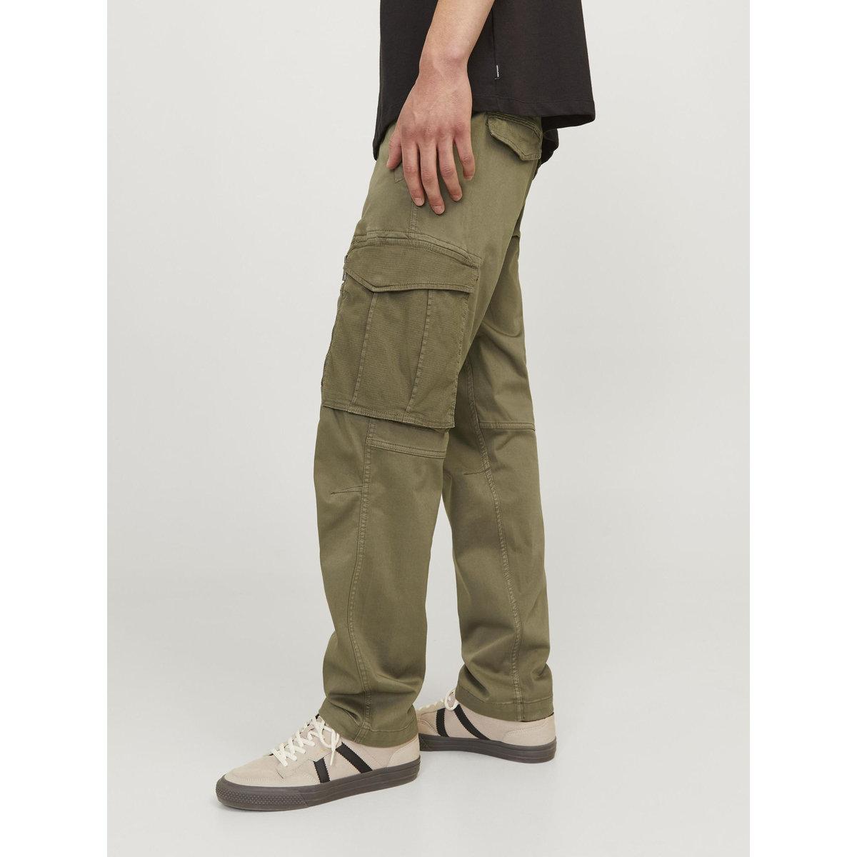 Jack & Jones Relaxed Fit Cargo Pants with Zip Pockets-men-clothing-bottoms-trousersandchinos-trousers-image-2