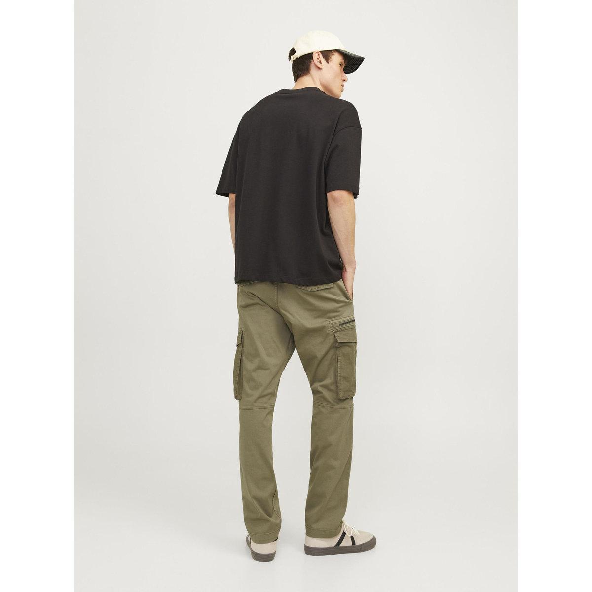 بنطال كارجو بقصة مريحة مع جيوب بسحًّاب غلق-men-clothing-bottoms-trousersandchinos-trousers-image-4