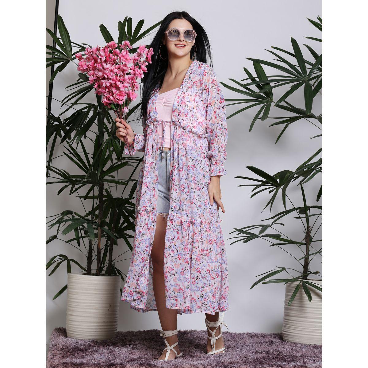 Sera X Styli  Floral Print Tie-Up Shrug-women-clothing-shirtsandblouses-shirts-image-6