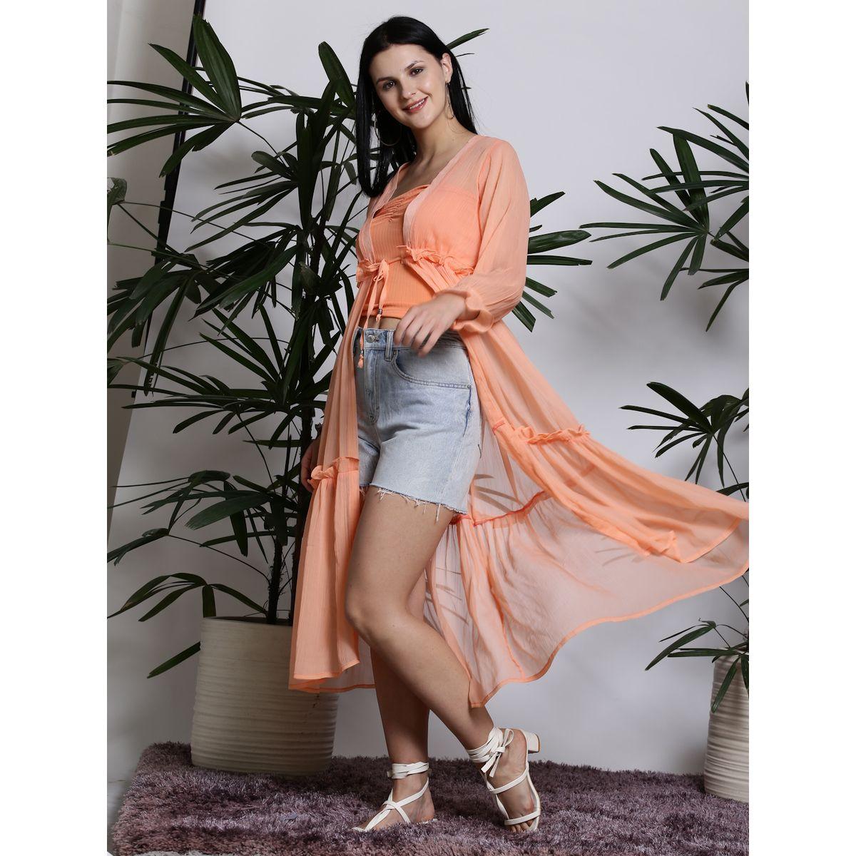 جاكيت بتفاصيل كشكش مع أربطة سيرا × ستايلي-women-clothing-shirtsandblouses-shirts-image-6