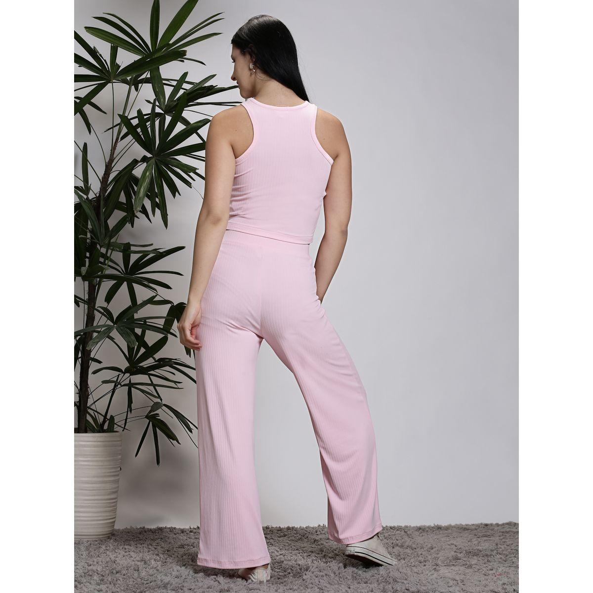بنطال بأرجل واسعة وخصر مطاطي سيرا × ستايلي-women-clothing-bottoms-trousers-image-3