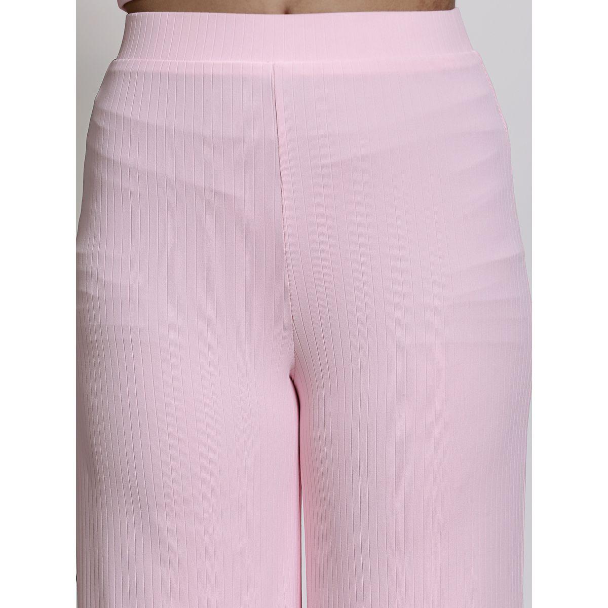 Sera X Styli  Mid Rise Wide Leg Pants with Elastic Waistband-women-clothing-bottoms-trousers-image-4