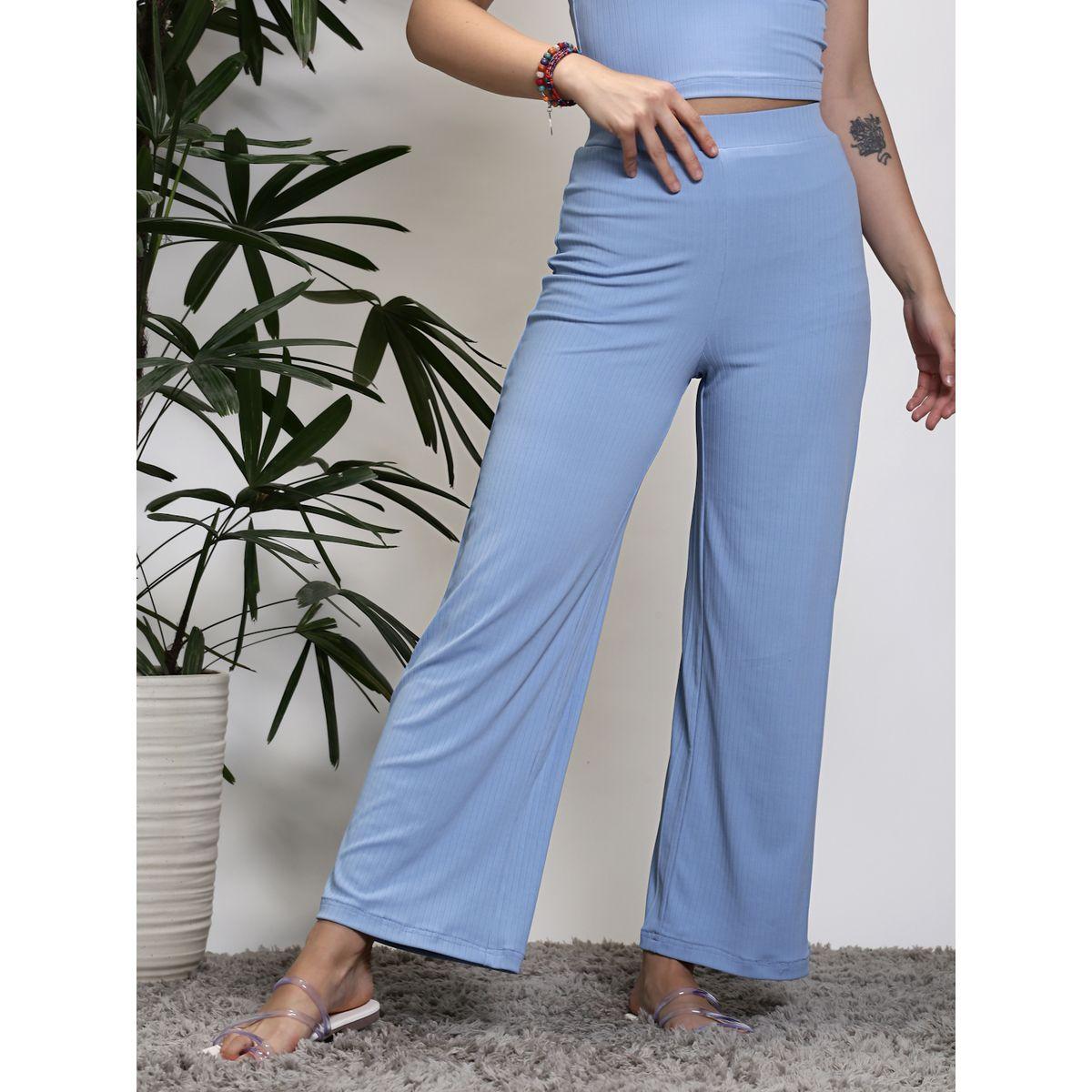 Sera X Styli  Mid Rise Wide Leg Pants with Elastic Waistband-women-clothing-bottoms-trousers-image-5