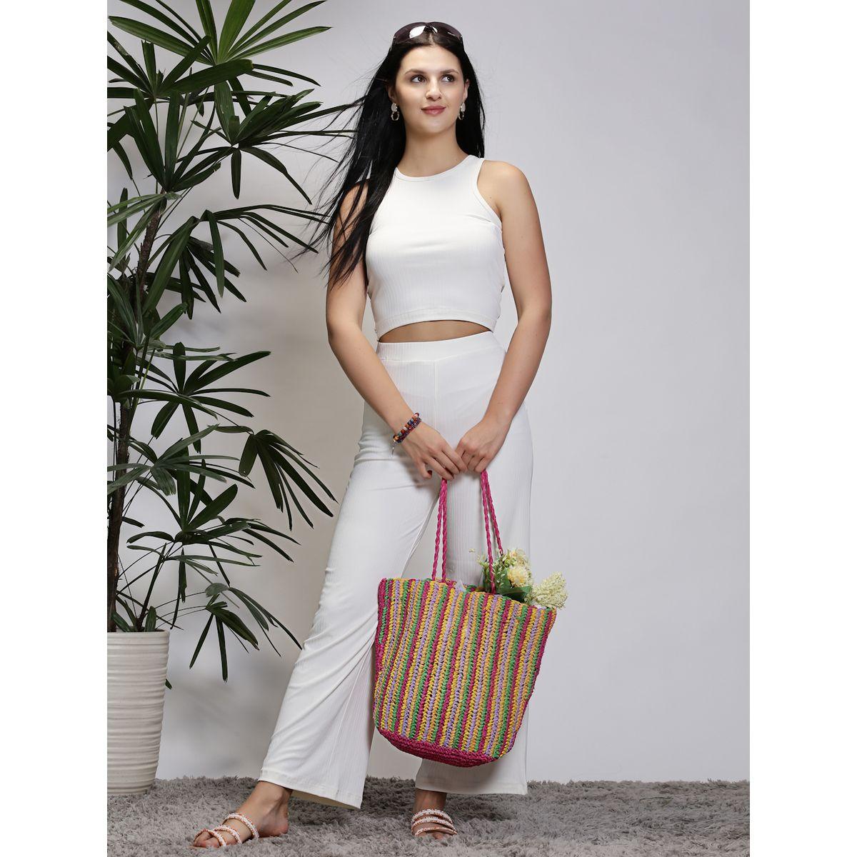 Sera X Styli  Mid Rise Wide Leg Pants with Elastic Waistband-women-clothing-bottoms-trousers-image-1