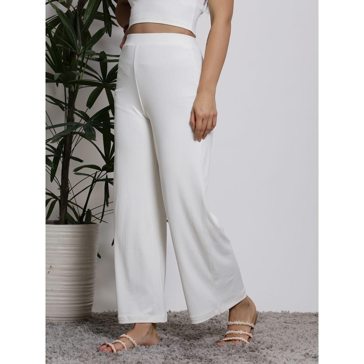 Sera X Styli  Mid Rise Wide Leg Pants with Elastic Waistband-women-clothing-bottoms-trousers-image-2